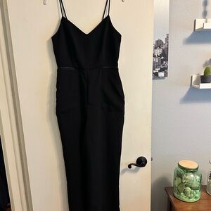 Black Spaghetti Strap Romper.